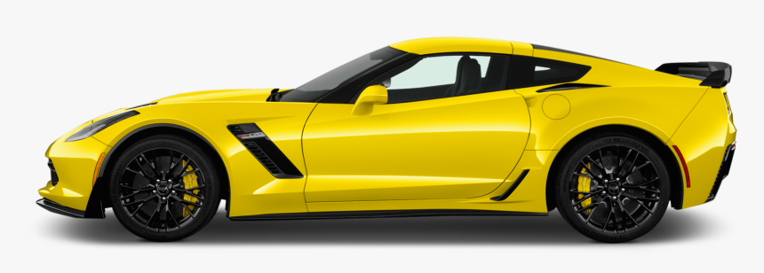 The Most Popular Automobile - 2019 Corvette Side View, HD Png Download, Free Download