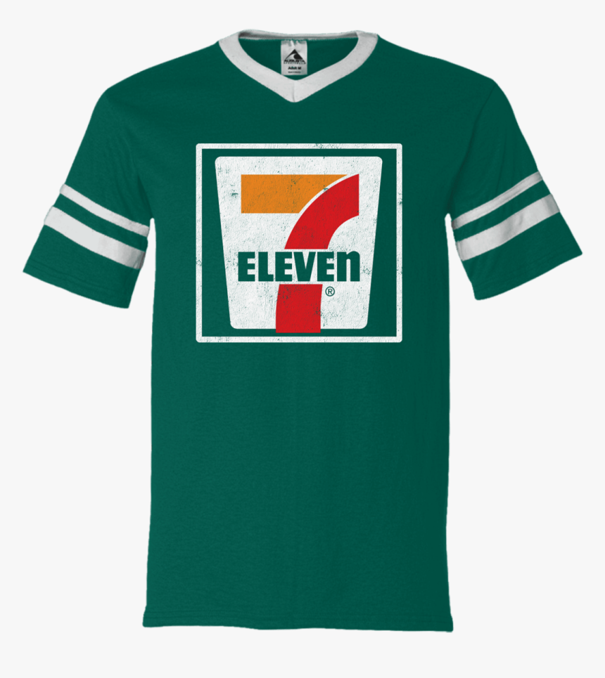 Retro Logo Distressed 7 Eleven T Shirt Thumbnail - 7 Eleven T Shirt, HD Png Download, Free Download