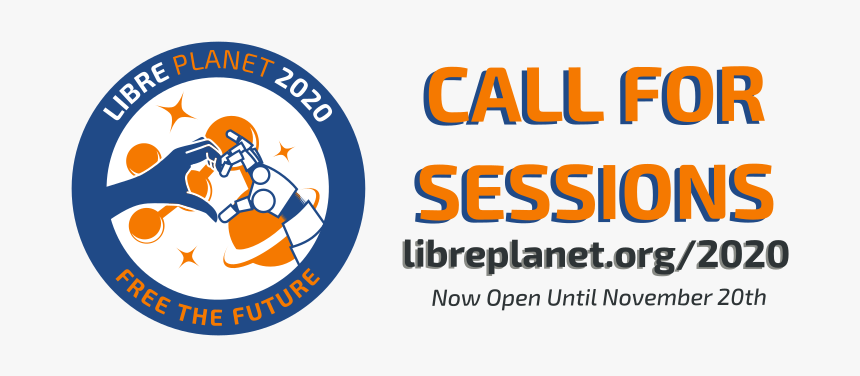 Call For Sessions Graphic For Libreplanet 2020 Conference - Circle, HD Png Download, Free Download