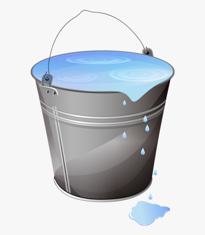 #mq #water #waters #bucket - Pail Full Of Water Clipart, HD Png Download, Free Download