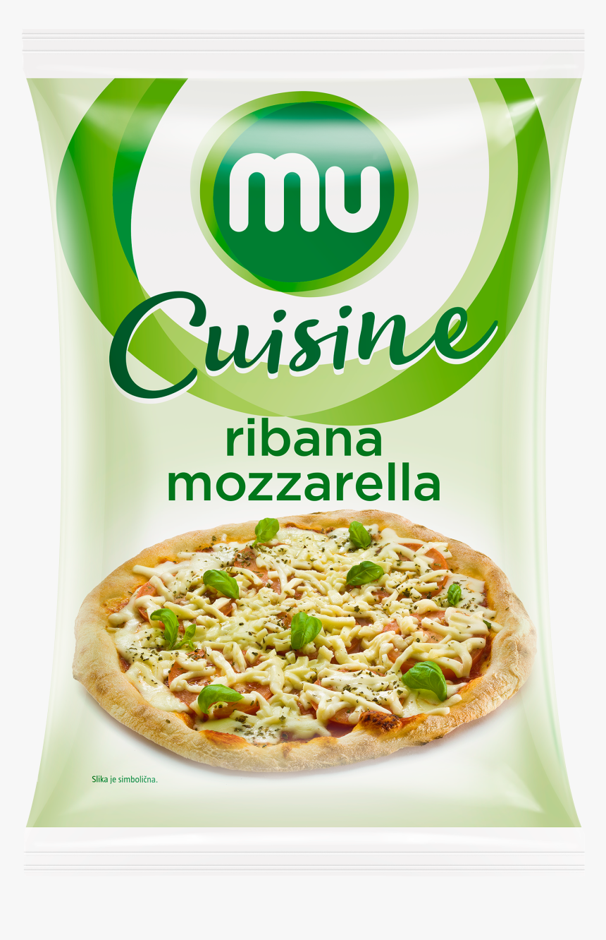 Mu Cuisine Grated Mozzarella - Pizza, HD Png Download, Free Download