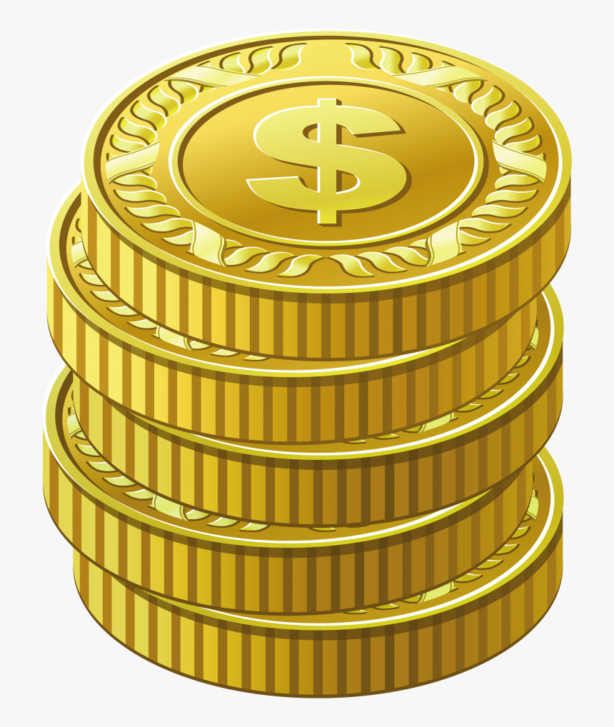 Transparent Coin Pile Png - Coins Vector No Background, Png Download, Free Download