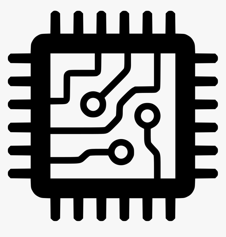 Computer Chip - Computer Chip Icon Png, Transparent Png, Free Download