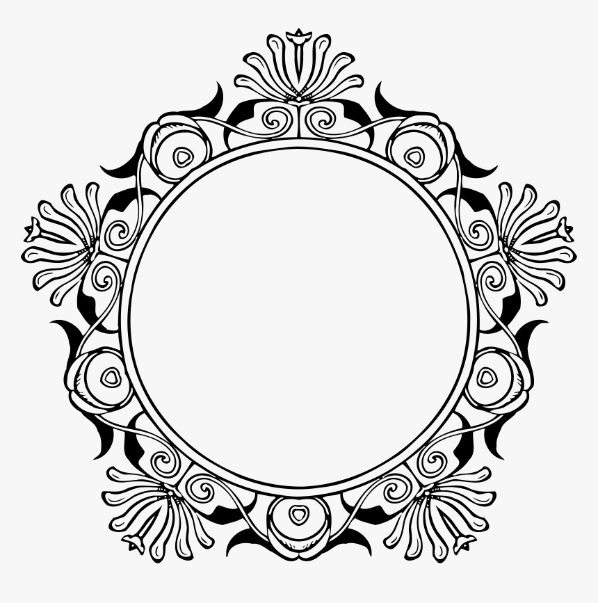 Photo Of Mirror Frame Vector File 263 Transpapng - Design Circle Vector Png, Transparent Png, Free Download