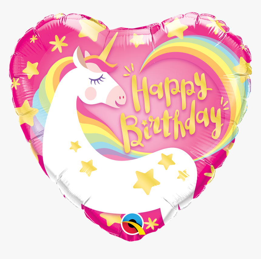 Happy Birthday Unicorn Balloon, HD Png Download, Free Download
