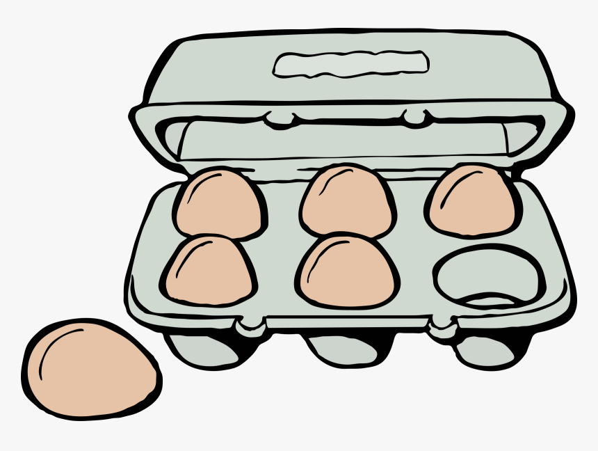 Carton Of Brown Eggs - Carton Of Eggs Clipart, HD Png Download, Free Download