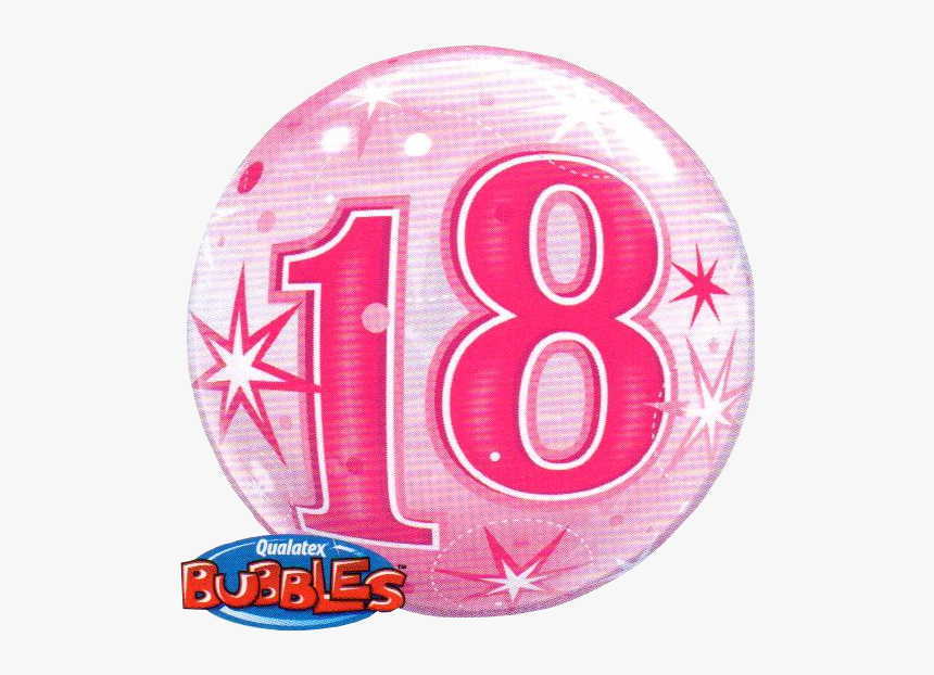18th Birthday Pink Bubbes - Circle, HD Png Download, Free Download