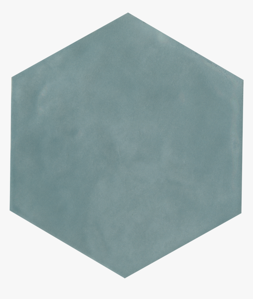 Manzanita Aqua Gloss 7"x8 - Hexagonal Tiles Green Grey, HD Png Download, Free Download