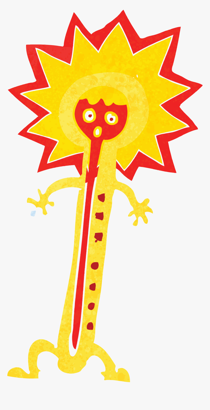 Thermometer Cartoon Hot, HD Png Download, Free Download