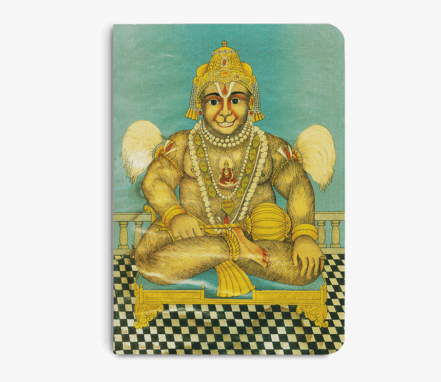 Dailyobjects Indian Mythology Hanuman Necklace A5 Notebook - Checkered Bow Ties Black And White, HD Png Download, Free Download