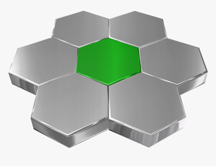 Hexagono 3d Png, Transparent Png, Free Download