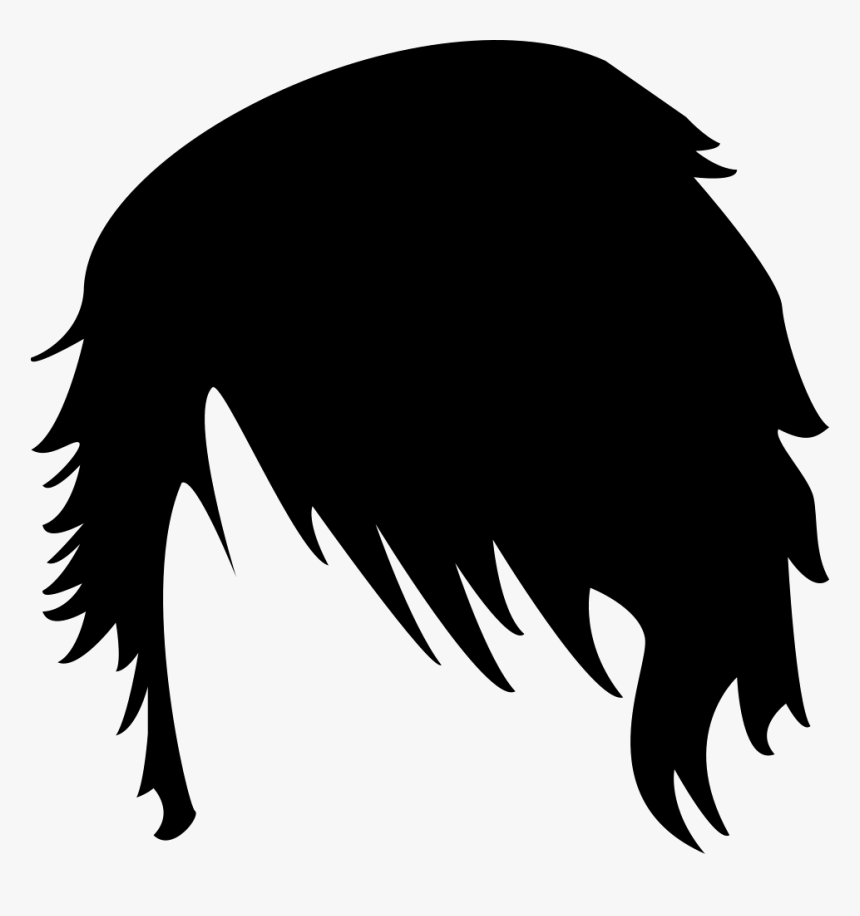 Short Dark Male Hair Shape Comments - Png Male Hair, Transparent Png, Free Download