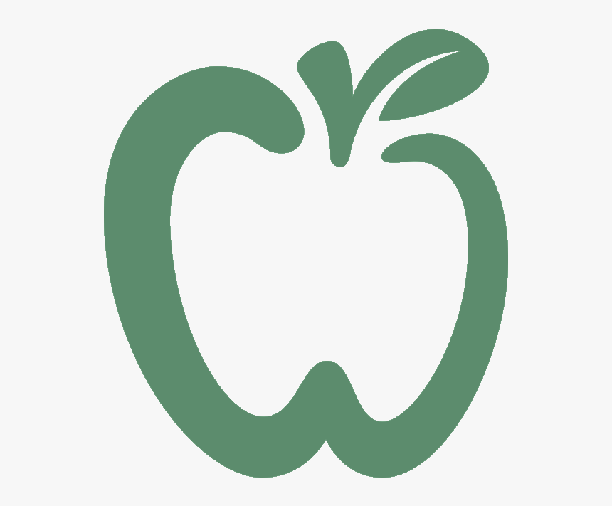 Dark Green Apple Overlay Logo Clipart , Png Download, Transparent Png, Free Download