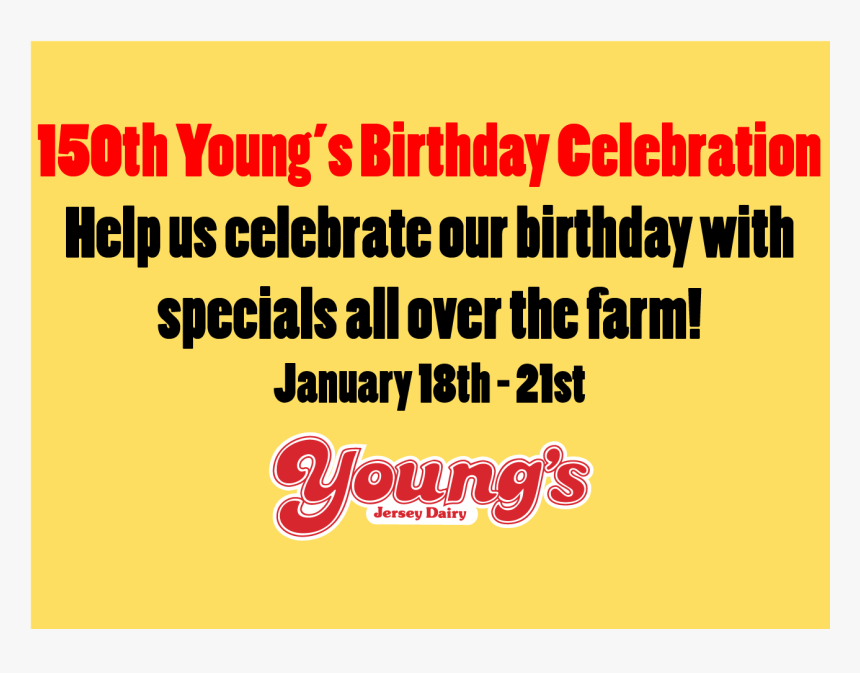 Young's Jersey Dairy, HD Png Download, Free Download