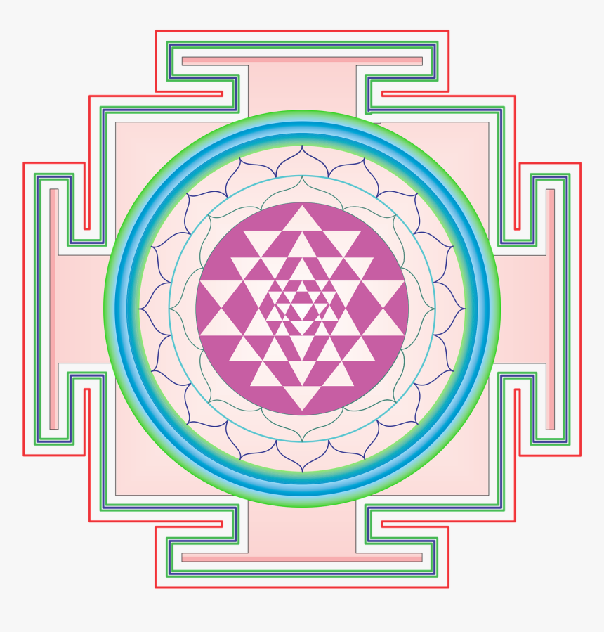 Mandala Design Arts Free Picture - Shri Yantra, HD Png Download, Free Download