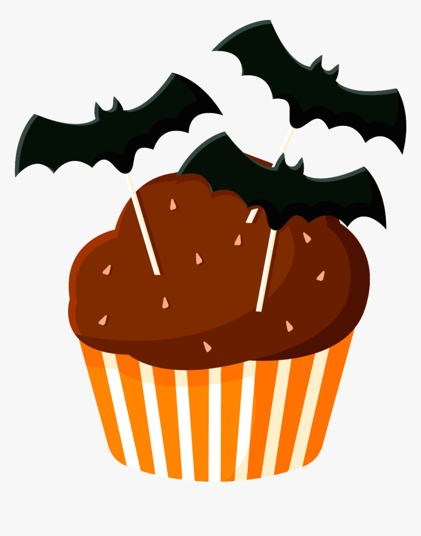 Image For Cupcakes Halloween 16 Clip Art - Halloween Cake Clipart Png, Transparent Png, Free Download