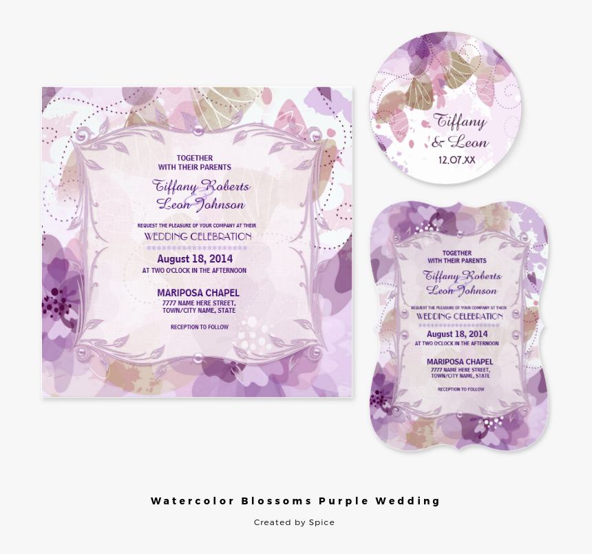 Elegant Floral Wedding Design With Soft Watercolor - Bachelorette Party, HD Png Download, Free Download