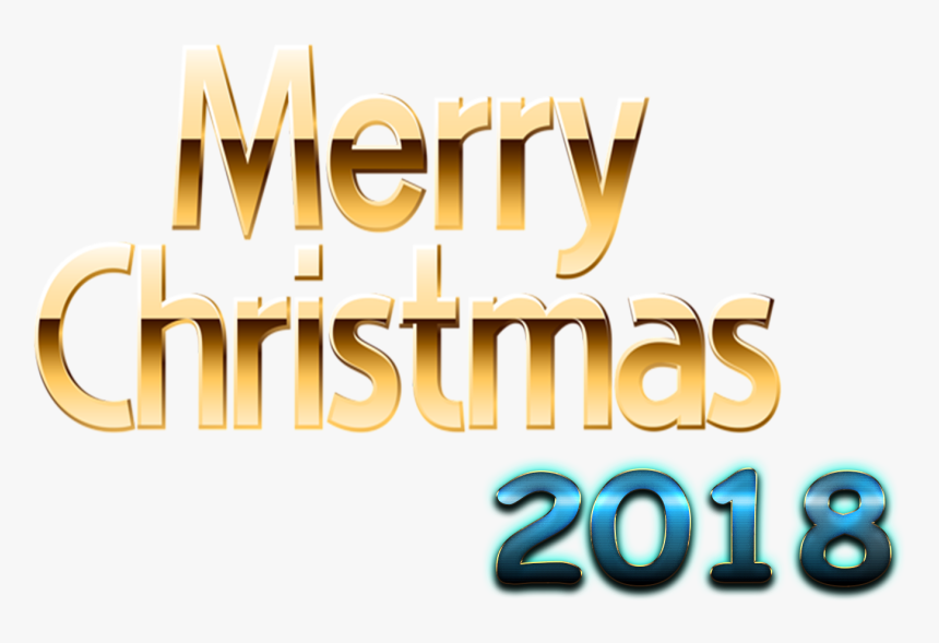 Merry Christmas 2018 Png Free Background - Merry Christmas 2018 Background, Transparent Png, Free Download