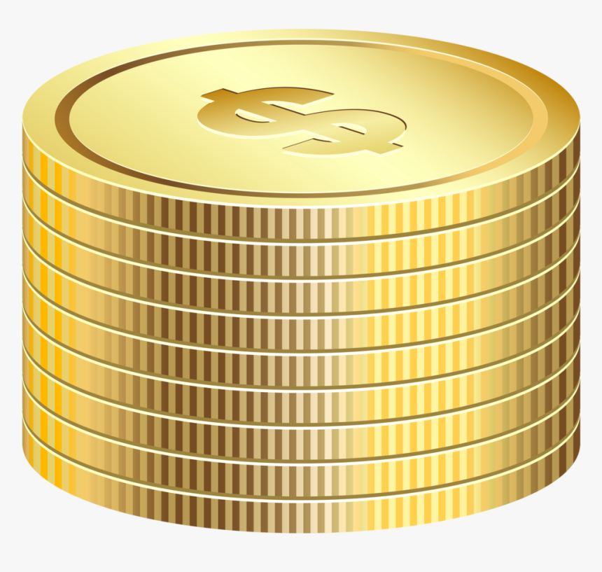 Coins Png Clipart - Moedas Empilhadas Png, Transparent Png, Free Download