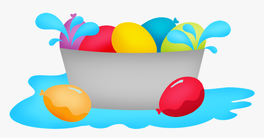 Water Balloon Bucket Clipart, HD Png Download, Free Download