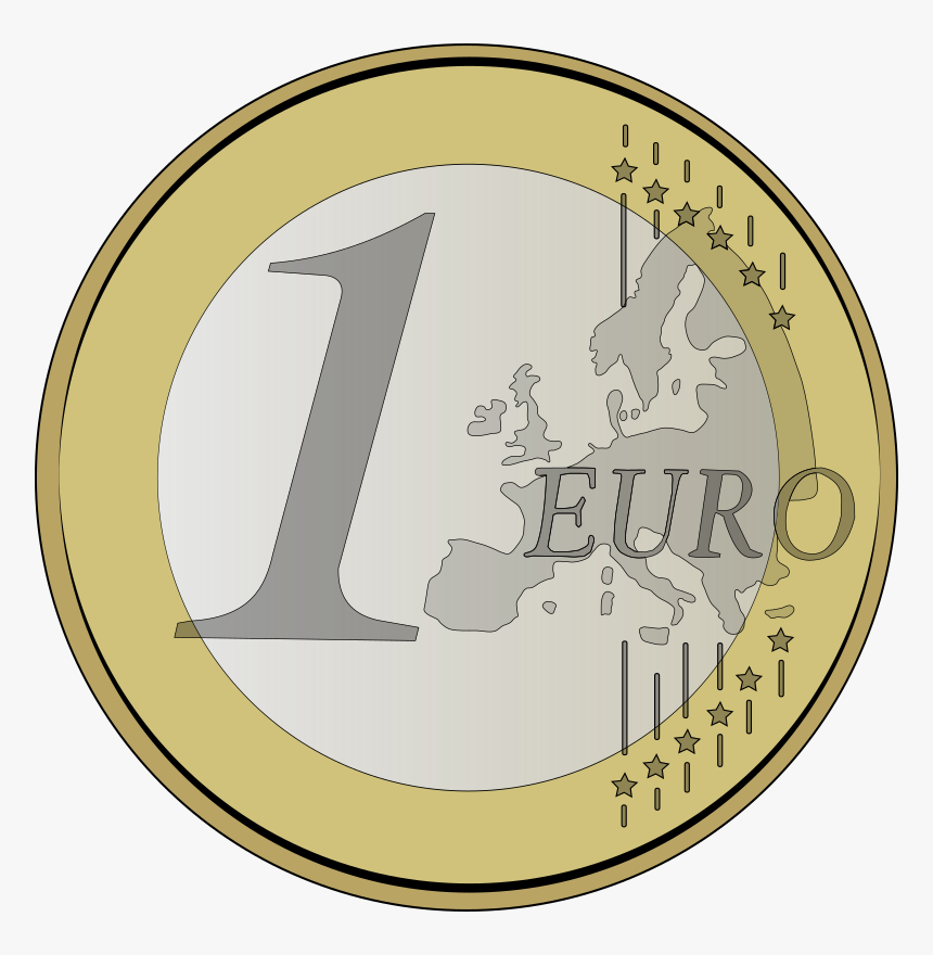 Coin, Euro, Europe, France, Money, Currency, Wealth - 1 €, HD Png Download, Free Download