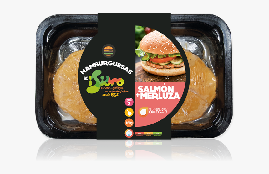 Hamburguesa Salmon Y Merluza Lidl, HD Png Download, Free Download