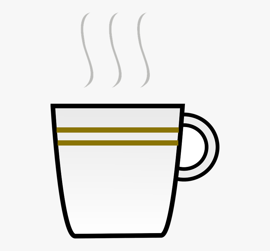 Cup, Steaming, Hot, Beverages, Coffee, Tea, Steam - Coffee Cup Clip Art, HD Png Download, Free Download