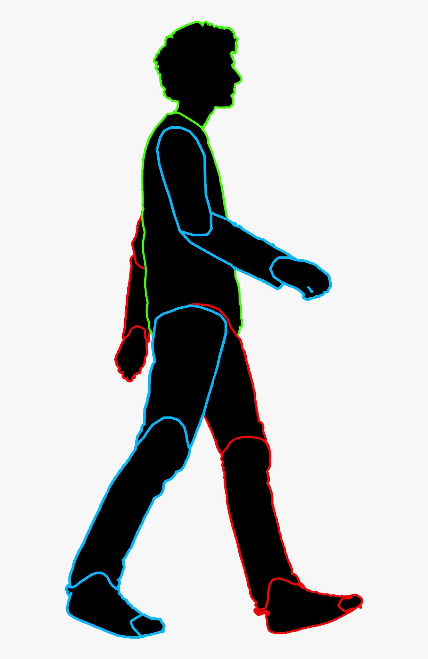 Sad Man Walking Silhouette, HD Png Download, Free Download