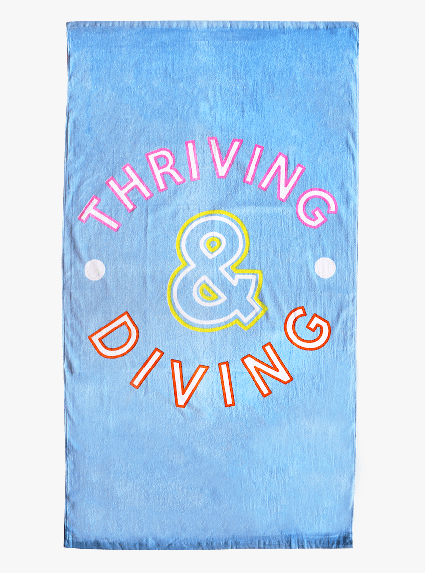 Packed Party Thriving And Diving Beach Towel Home - Beach Towel With Transparent Background, HD Png Download, Free Download