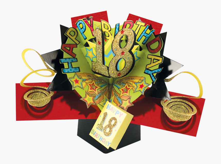 Pop Up 18th Birthday Cards, HD Png Download, Free Download