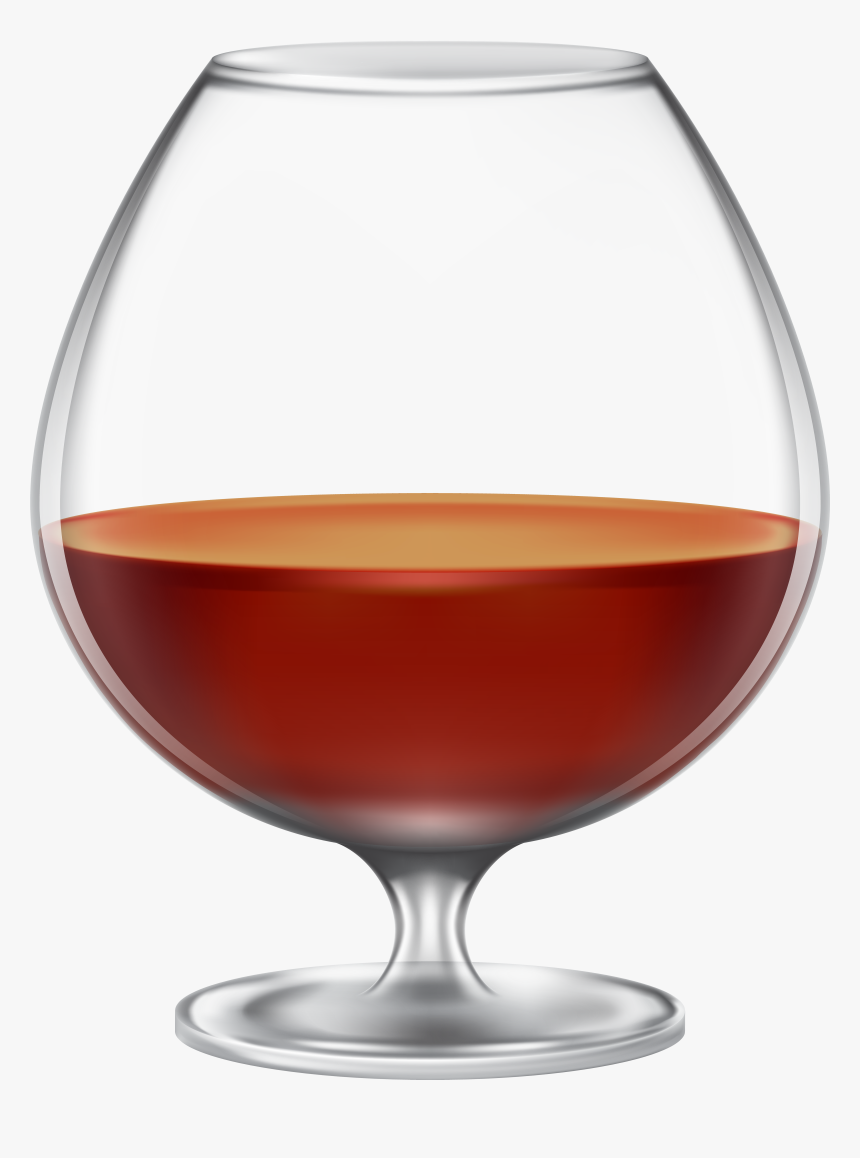 Transparent Spilled Wine Glass Png - Brandy Glass Png, Png Download, Free Download
