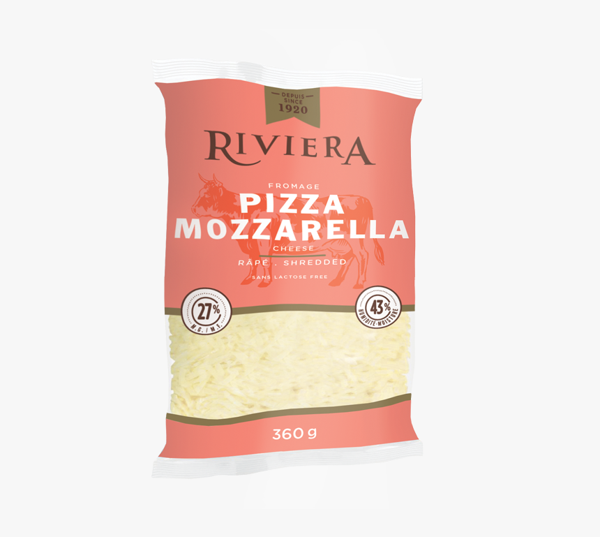 Maison Riviera Shredded Pizza Mozzarella 360 G - Basmati, HD Png Download, Free Download