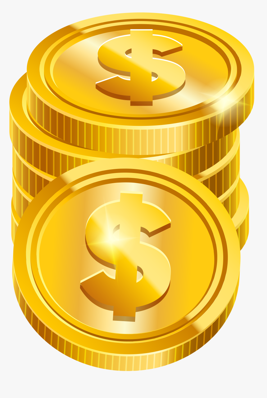 Transparent Gold Coins Clipart - Coins Transparent, HD Png Download, Free Download