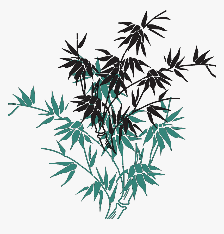Painting Ink Transprent Png - Bamboo Tree Vector Watercolor, Transparent Png, Free Download