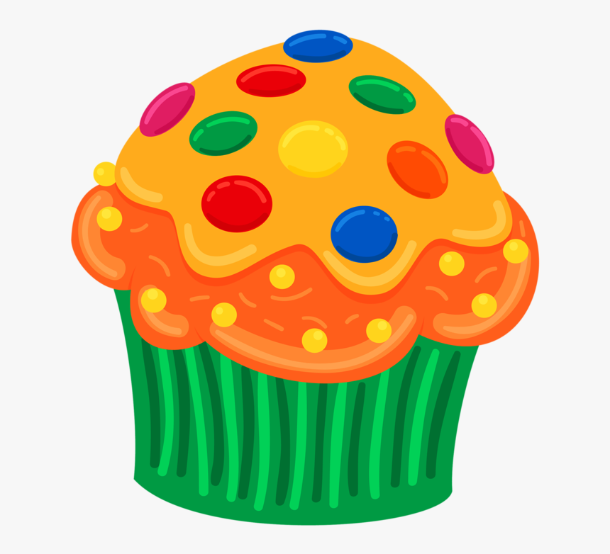 Cupcake Clip Art Vector Graphics Image Fruitcake - Cupcake Kartun, HD Png Download, Free Download