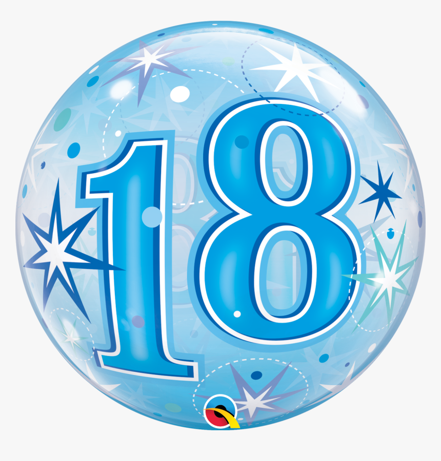 18th Birthday Balloon In A Box - Circle, HD Png Download, Free Download