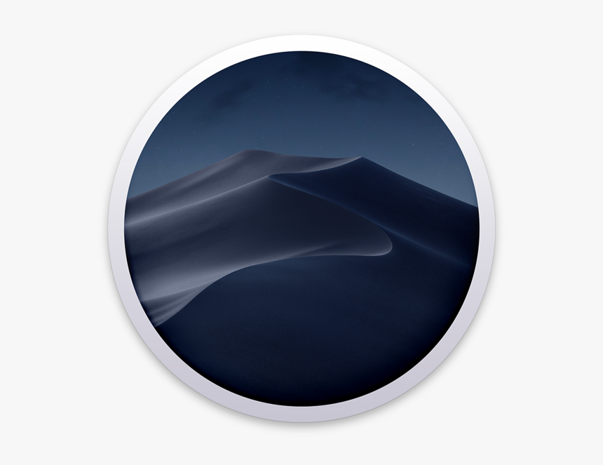 Macosmojavecircle - Mac Os Mojave Logo, HD Png Download, Free Download