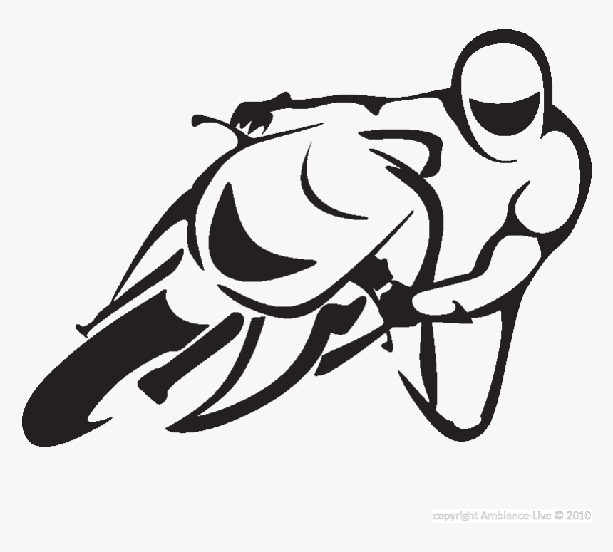 Outline Of Motorbike, HD Png Download, Free Download