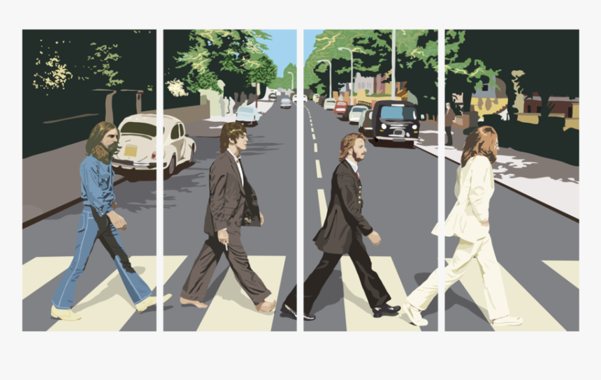 Tap To Expand - Beatles On Zebra Crossing, HD Png Download, Free Download