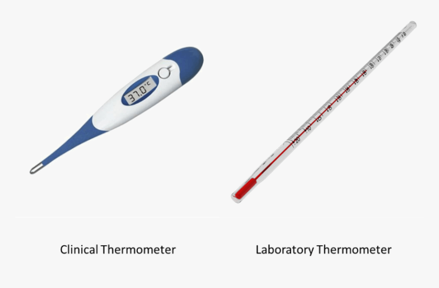 As Showing In Images Is A Clinical Thermometer And - Clinical Thermometer And Laboratory Thermometer, HD Png Download, Free Download