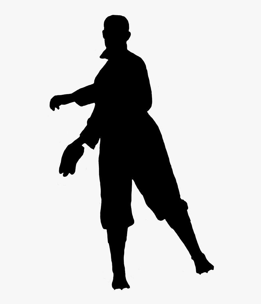 Baseball Clipart Clipart Black And White - Old Baseball Player Silhouette, HD Png Download, Free Download