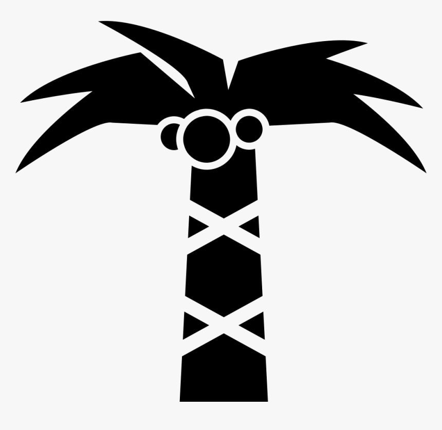 Coconut Tree - Tropic Icon, HD Png Download, Free Download