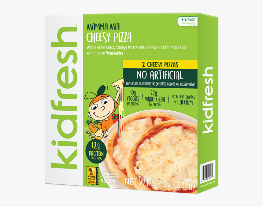 Kidfresh Mamma Mia Cheesy Pizza, HD Png Download, Free Download