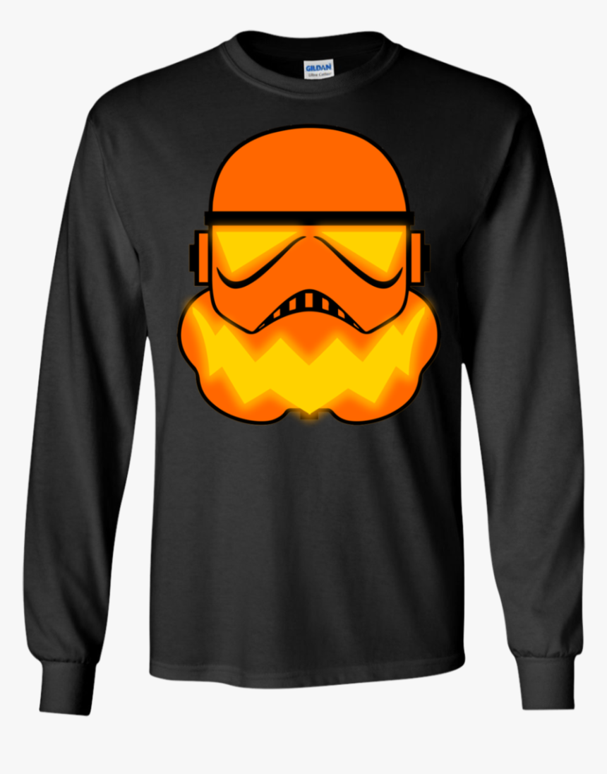 Star Wars Stormtrooper Pumpkin Carving Halloween Ls - Red For Ed Shirt, HD Png Download, Free Download