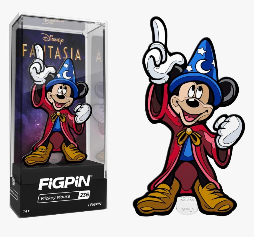 Fantasia Mickey Mouse Figpin Enamel Pin - Harley Quinn Injustice 2 Figpin, HD Png Download, Free Download