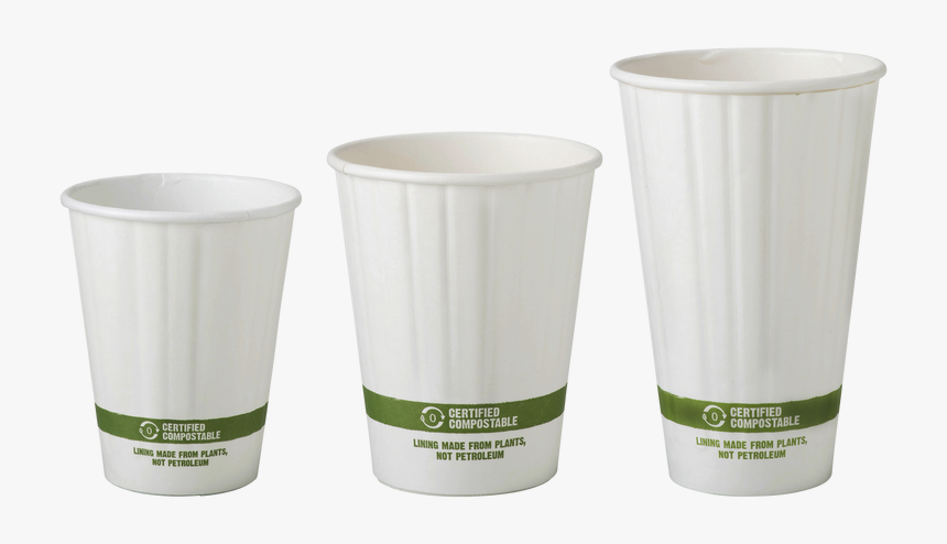 16 Oz Double Wall Compostable Hot Paper Cups - Hot Paper Cup 8 Oz, HD Png Download, Free Download