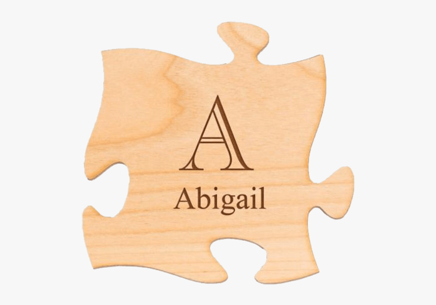 Puzzle Piece Wall Hanging With Engraved Monogram - Plywood, HD Png Download, Free Download