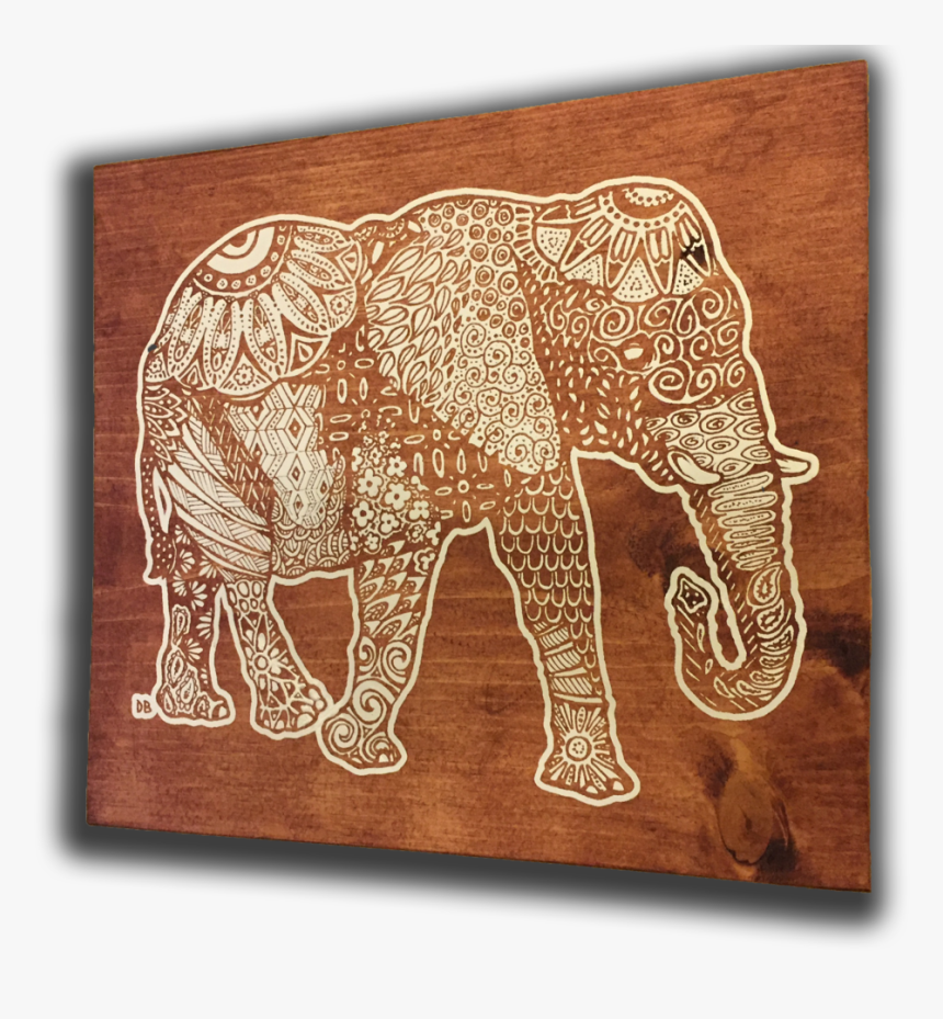 Wood Elephant, HD Png Download, Free Download