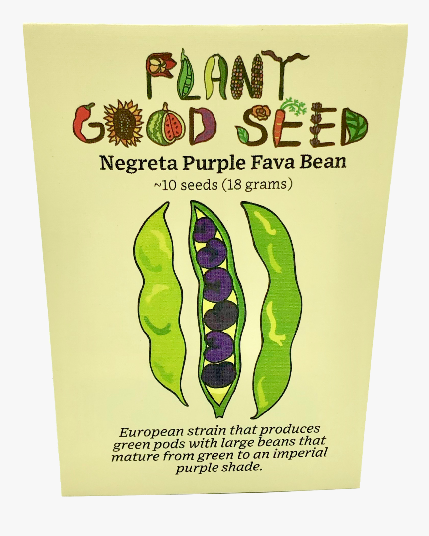 Negreta Purple Fava Bean - Snow Peas, HD Png Download, Free Download