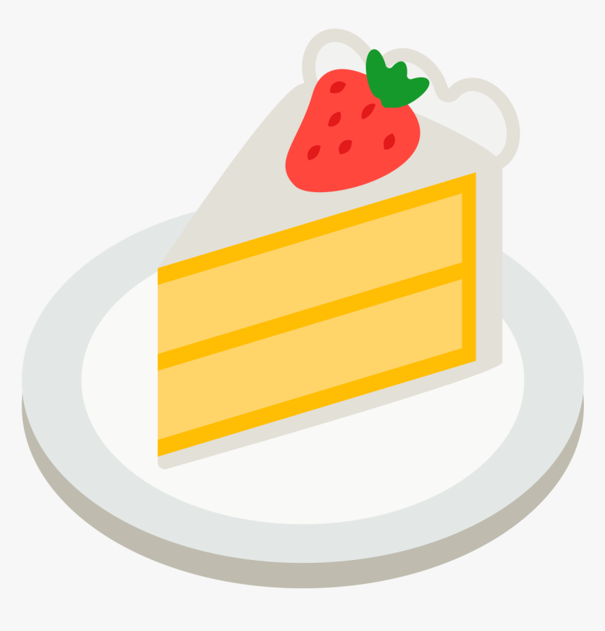 Slice Of Cake Emoji, HD Png Download, Free Download
